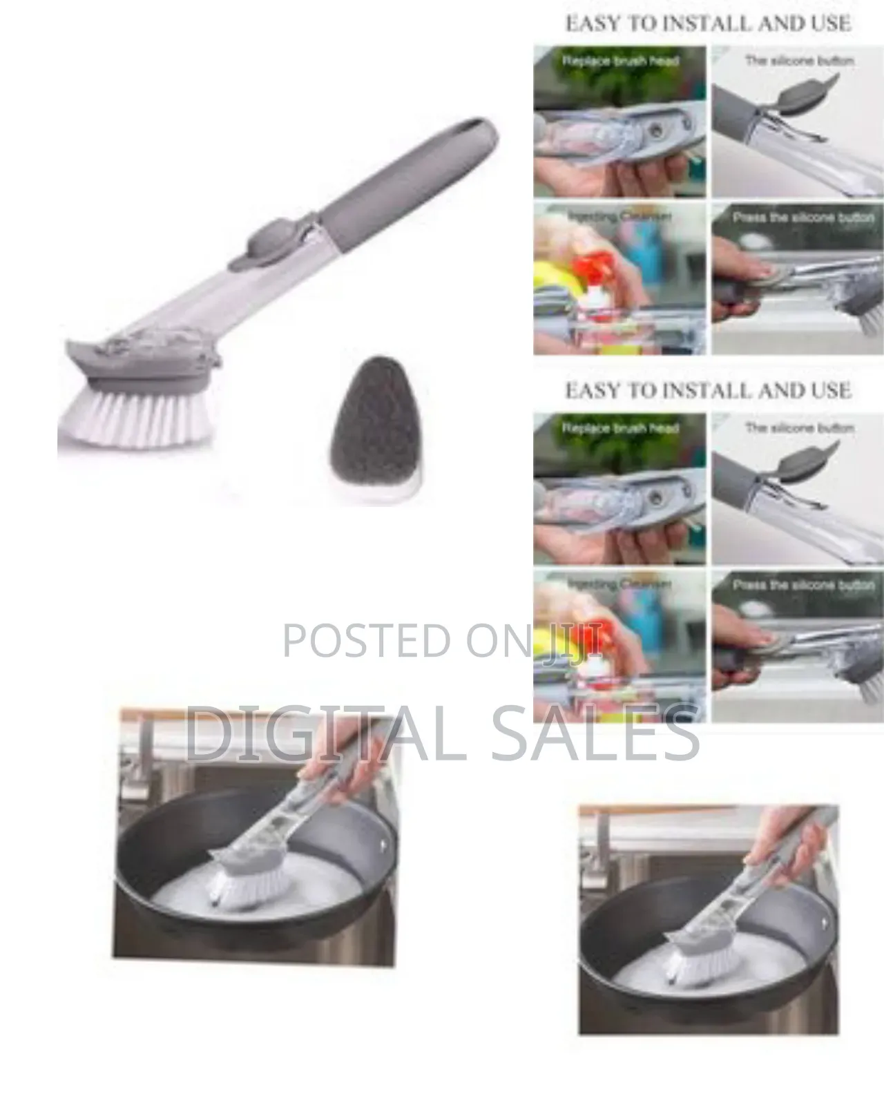 Soap Dispensing Dish Brush