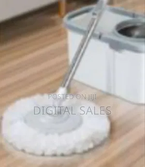 Includes a Mop With a 360-Degree Rotating Head for Easy Access