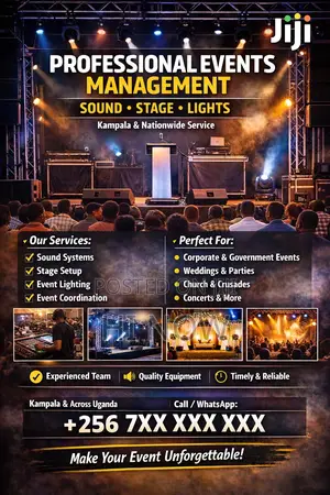Professional Events Management | Sound • Stage • Lights
