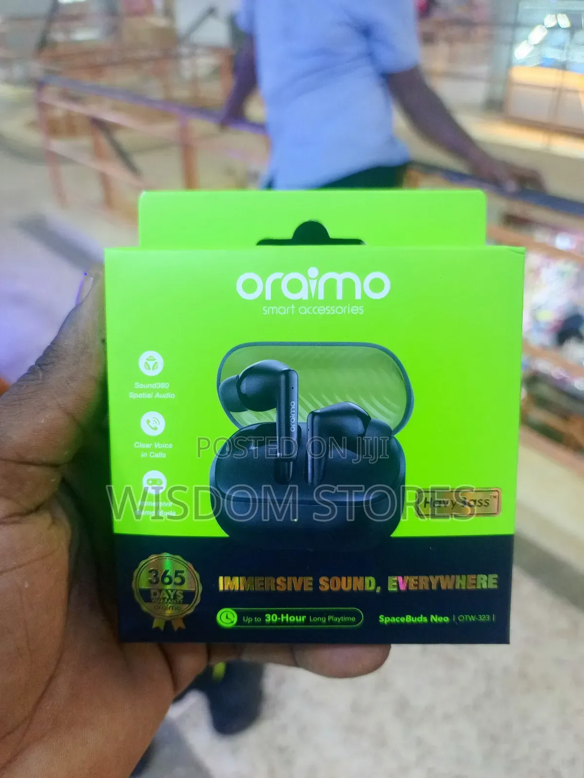 Oraimo Spacebuds Neo True Wireless Spatial Earbuds (Model Otw-323).
