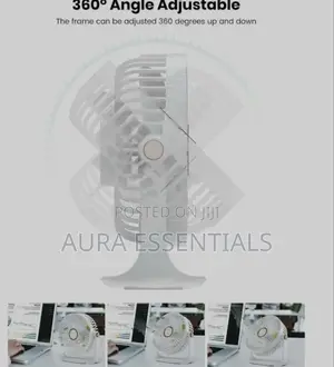 Usb Rechargeable Air Circulation Desk Fan