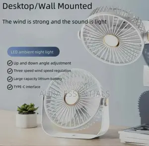 Usb Rechargeable Air Circulation Desk Fan
