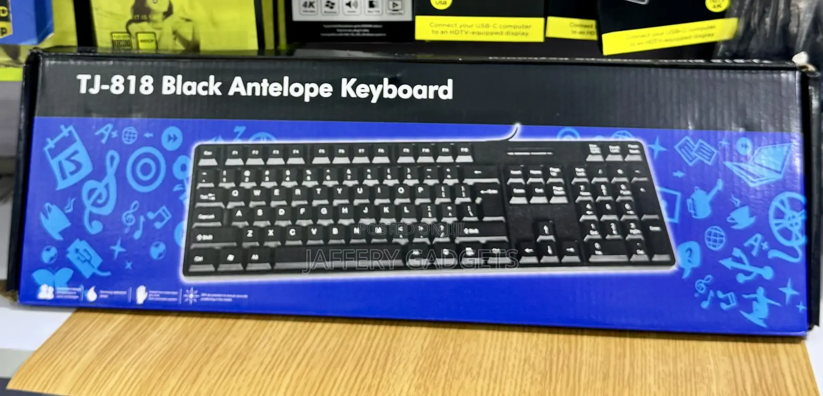 Tj-818 Black Antelope Keyboard