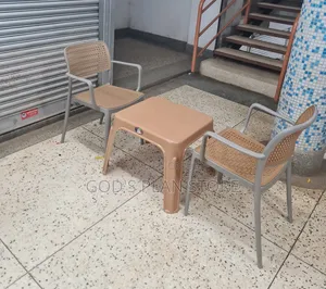 Dining Plastic Table and Chairs 2 Seater