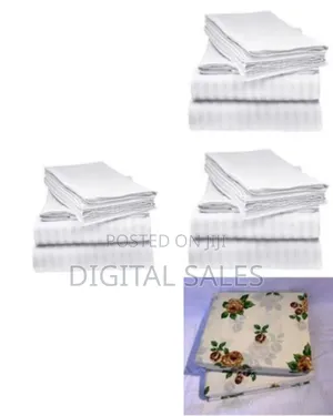 1 Pair of Floral Cotton Bedsheets With 2 Pillow