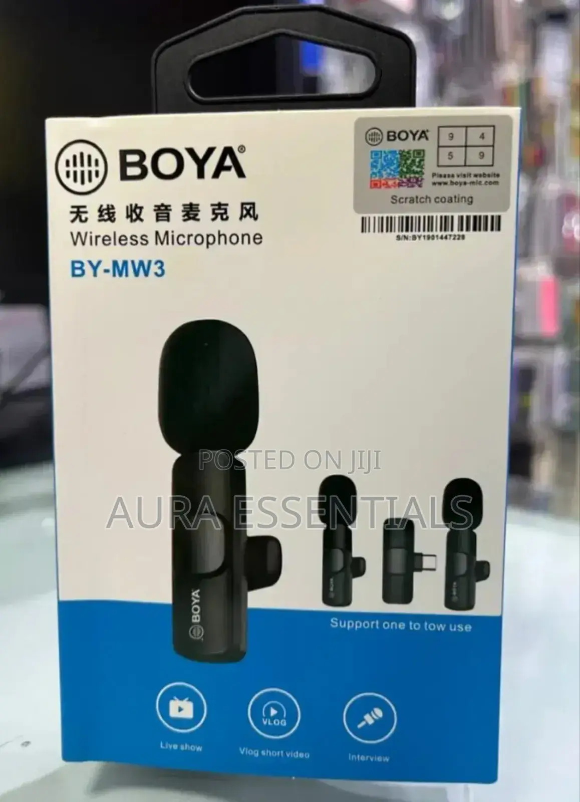Boya by-Mw3 Wireless Microphone System
