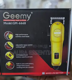 Geemy Gold Gm-6668 Professional Hair Clipper