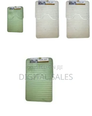 Door Mat Room Mat Embossed Solid Color Memory Foam