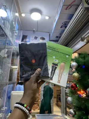 Black Varicose Compression Stockings