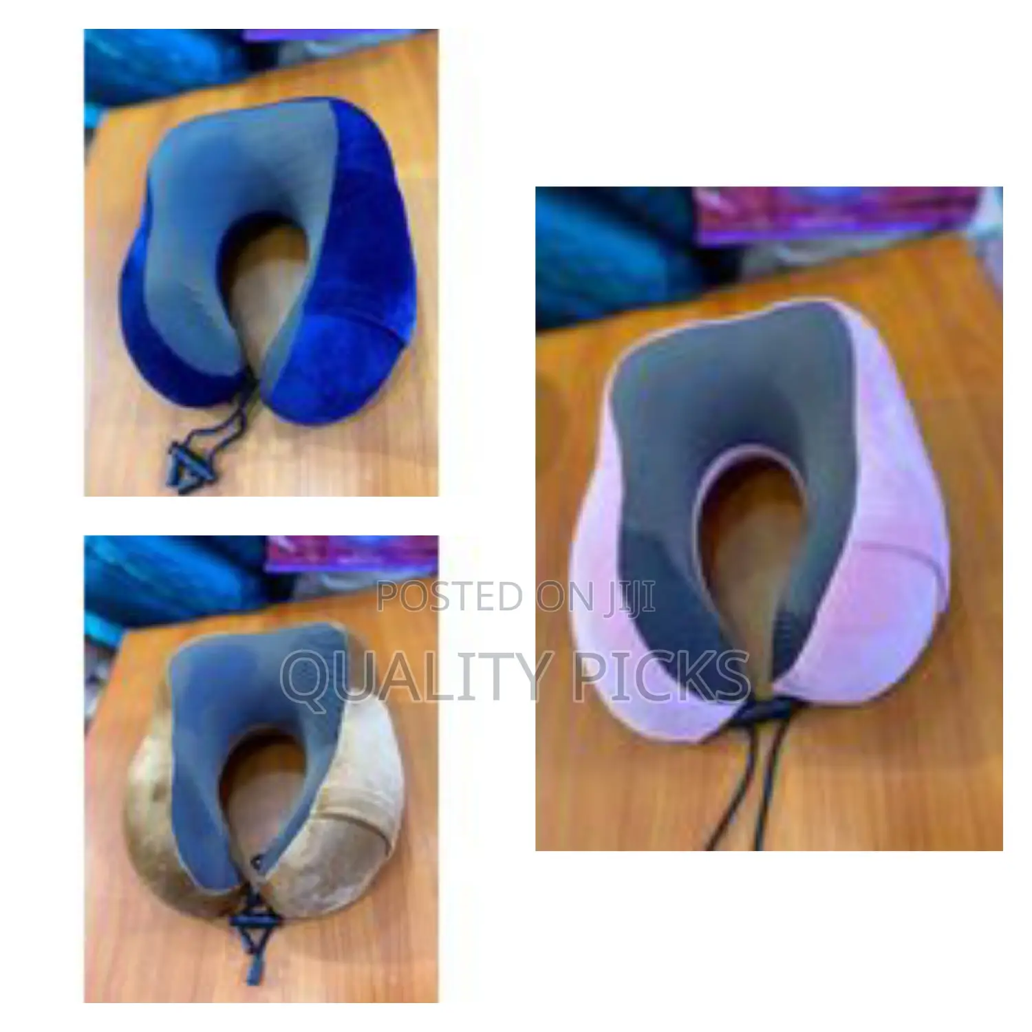 Memory Foam Travel Pillow -