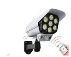 Solar Power Dummy Security Camera With Motion Sensor Light