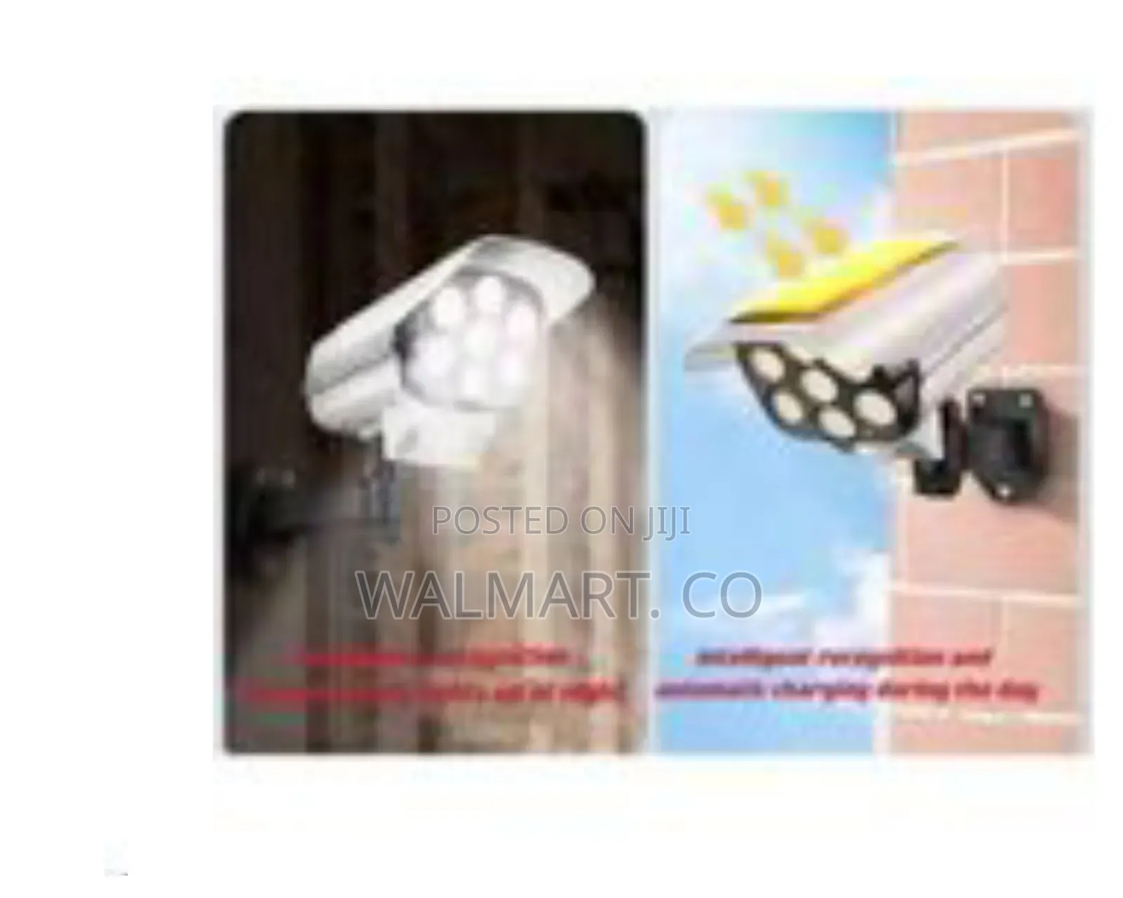Solar Power Dummy Security Camera With Motion Sensor Light