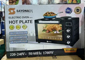 Sayona 45l Electric Oven With Hotplates