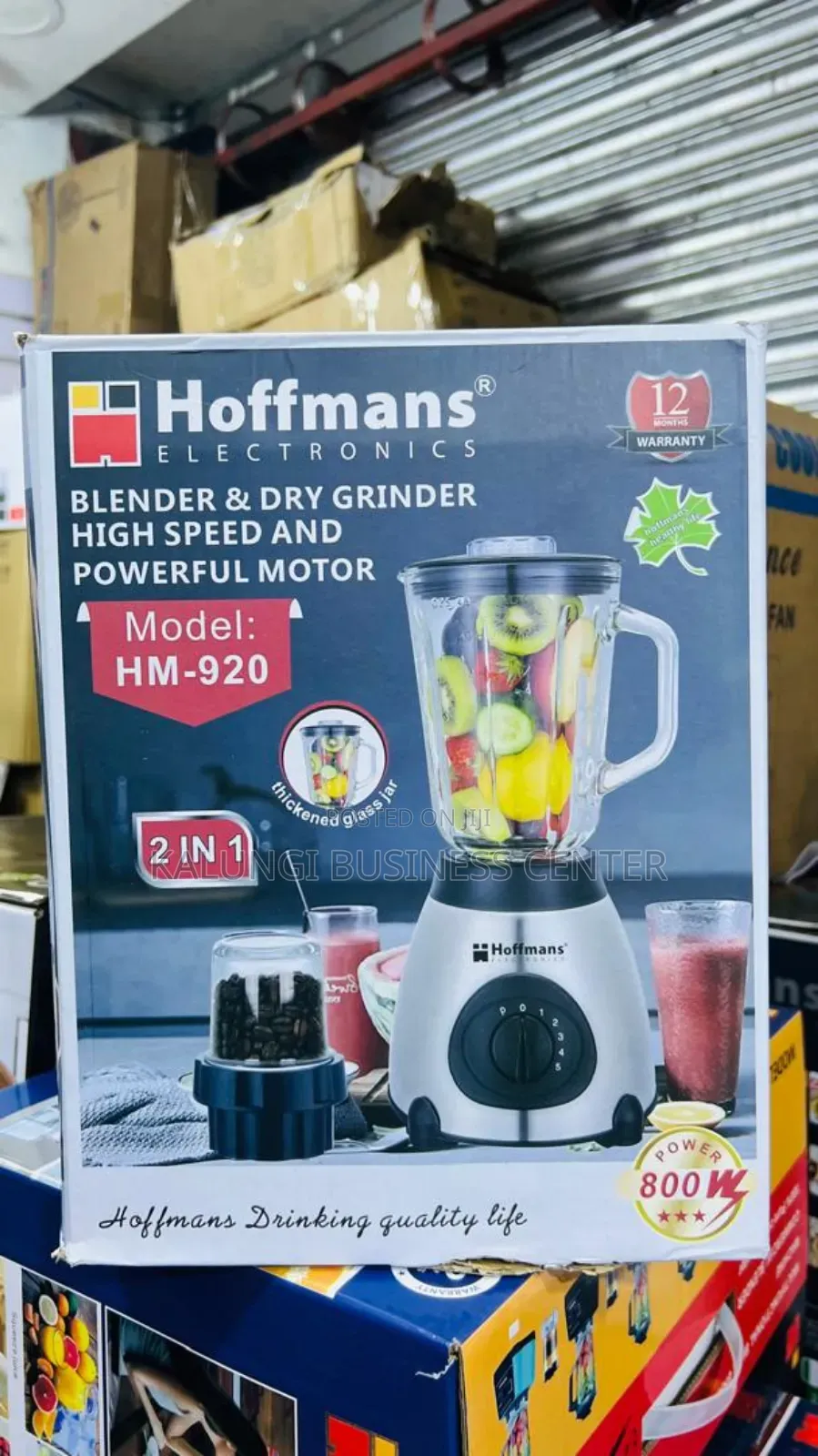 Hoffman Glass Jar Blender