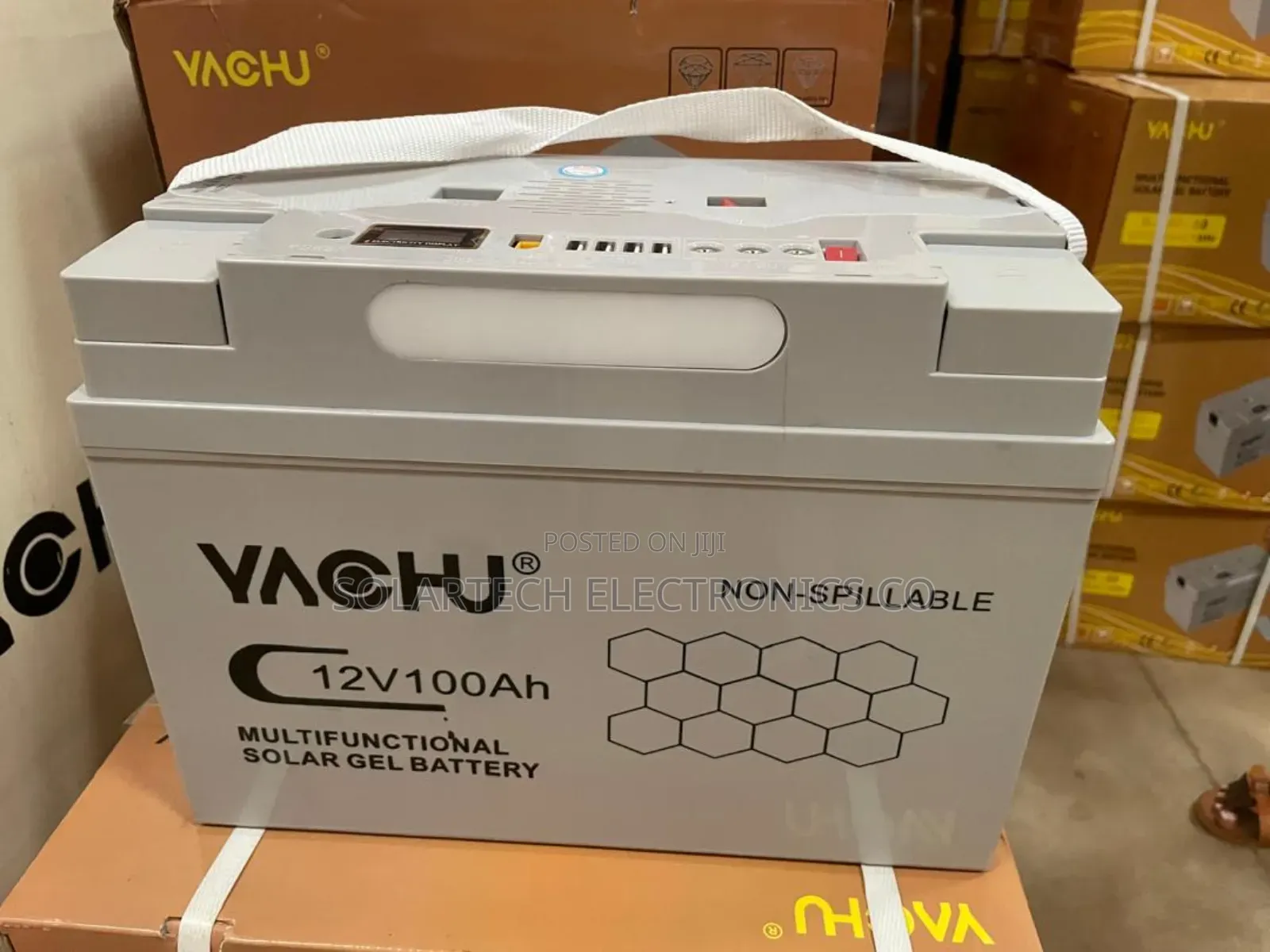 Yachu 12v 100ah Integrated Solar Battery Unit