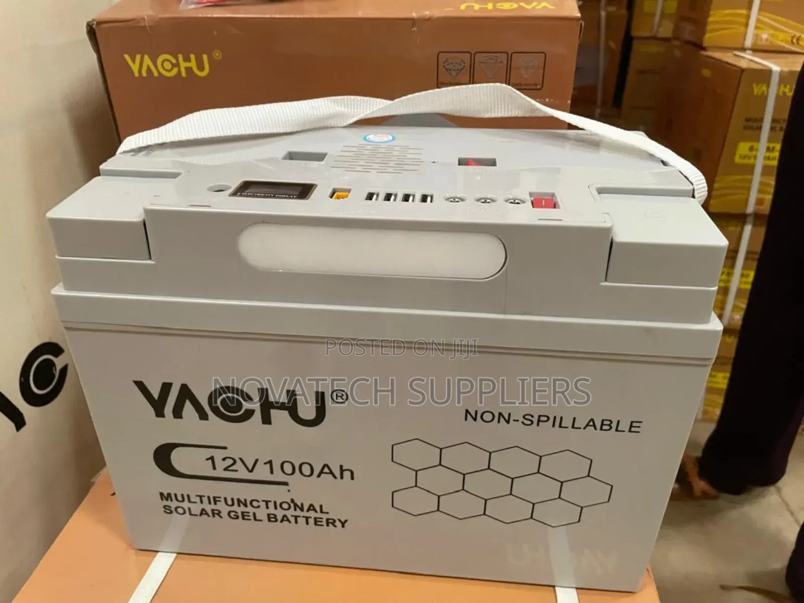 Yachu 100ah Solar Battery for Lighting Appliances