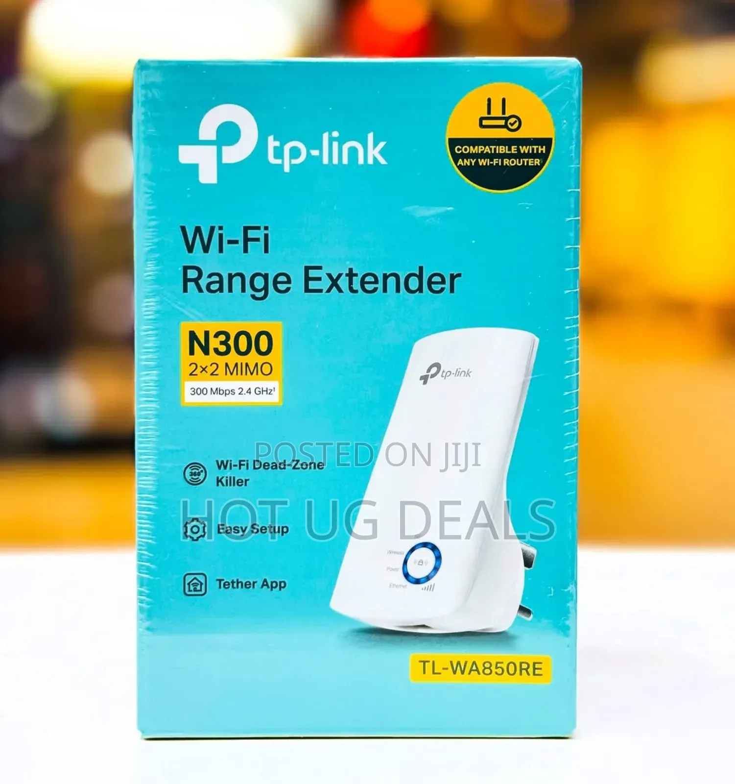 Tp-Link 300mbps 2.4ghz Universal Wifi Range Extender - White