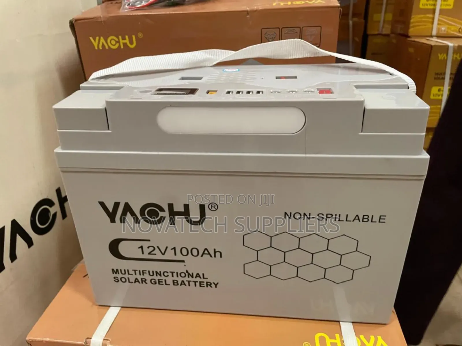 Yachu 12v 100ah Integrated Solar Inverter Battery