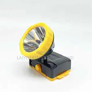 Rechargeable Led Head Torch With Long-Range Beam Hands-Free Design