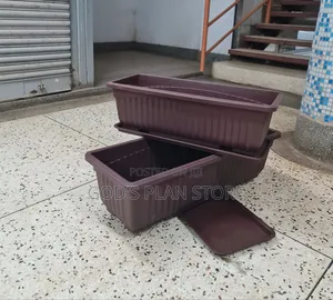 Broad Plastic Flower Pots Plastic Flower Pots Rectangular