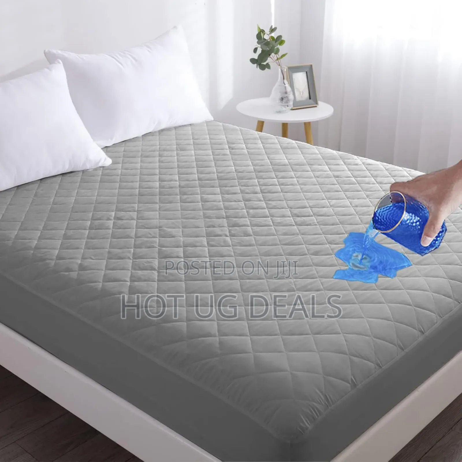 5x6 Waterproof Mattress Protector Grey