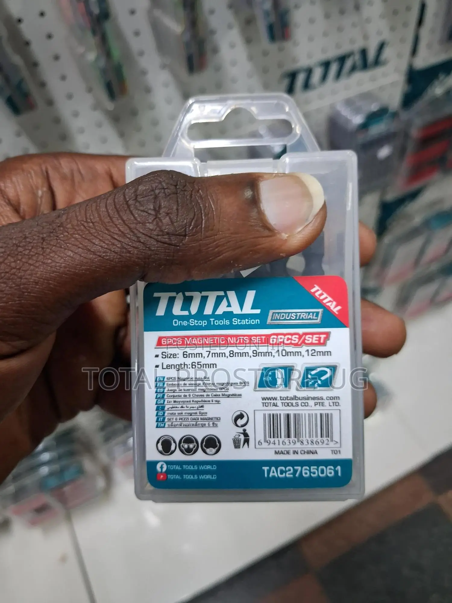 6pcs Impact Magnetic Nut Set.