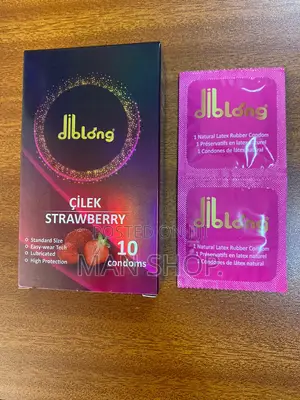 Diblong Strawberry Flavored Condom.1pc