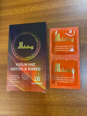 Diblong Dotted and Ribbed Condom.1pc