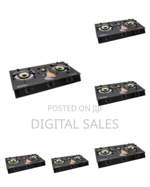 Besse Versatile Three-Burner Gas Stove With Glass