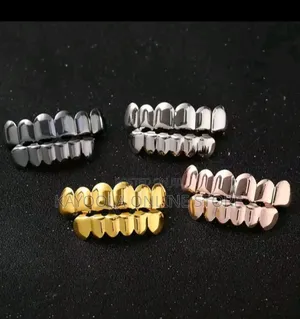 Classic Fashion 6/6 Teeth Grillz Hip Hop Gold Plated