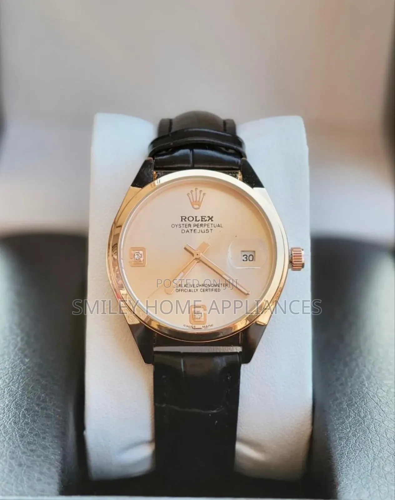 Rolex Women's Automatic Leather Strapped Gift Wrist Time Wear