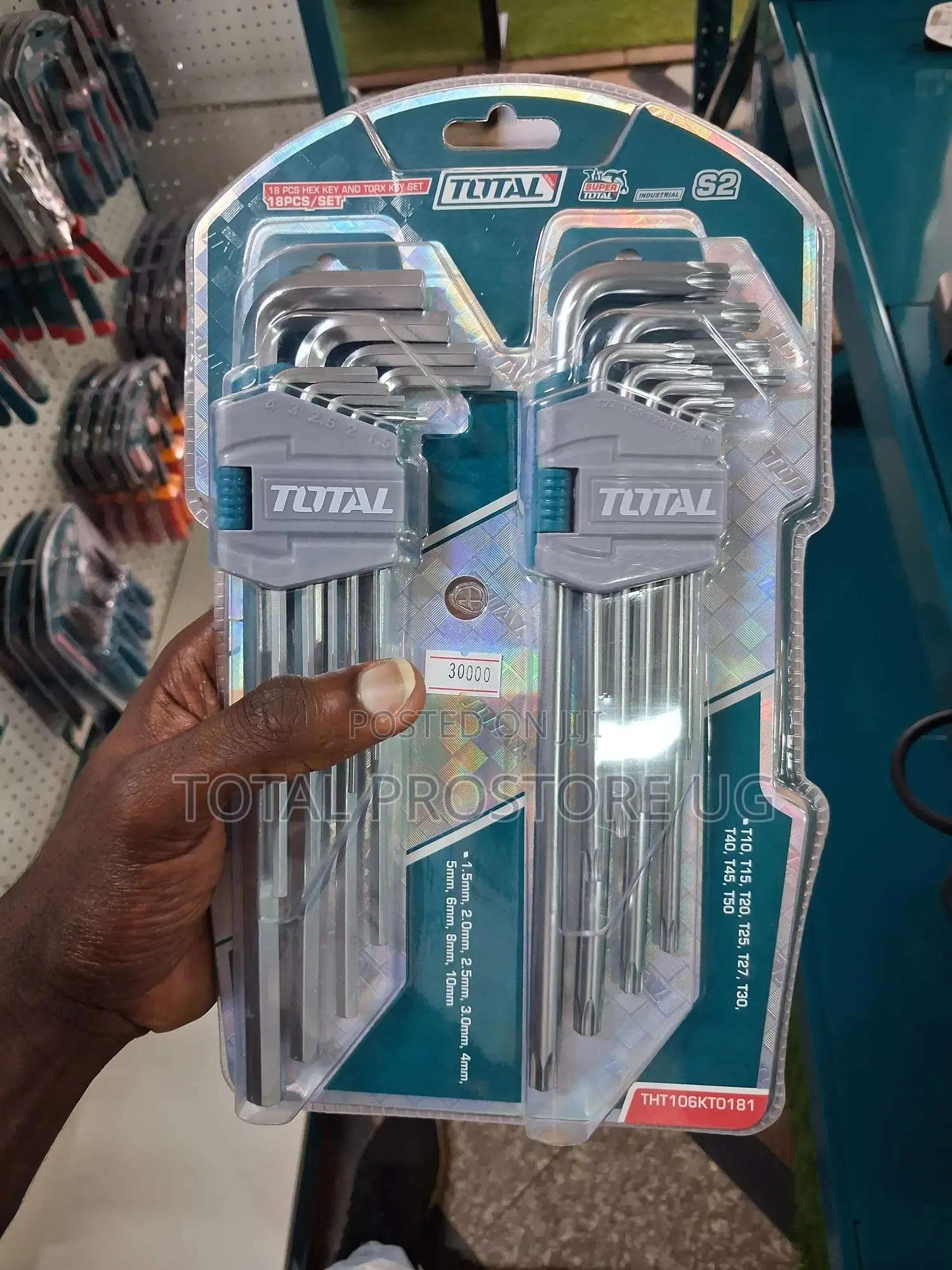 18 PCS Hex Key and Torx Key Set.