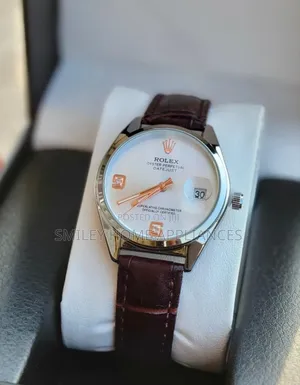 Brown Strapped Women's Automatic Wrist Rolex Time Wear at 20% Discount