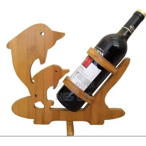 Bamboo Wooden Wine/Whiskey Bottle Storage Rack