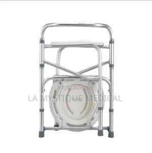 Adjustable Aluminum Commode Chair