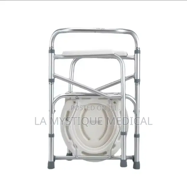 Adjustable Aluminum Commode Chair