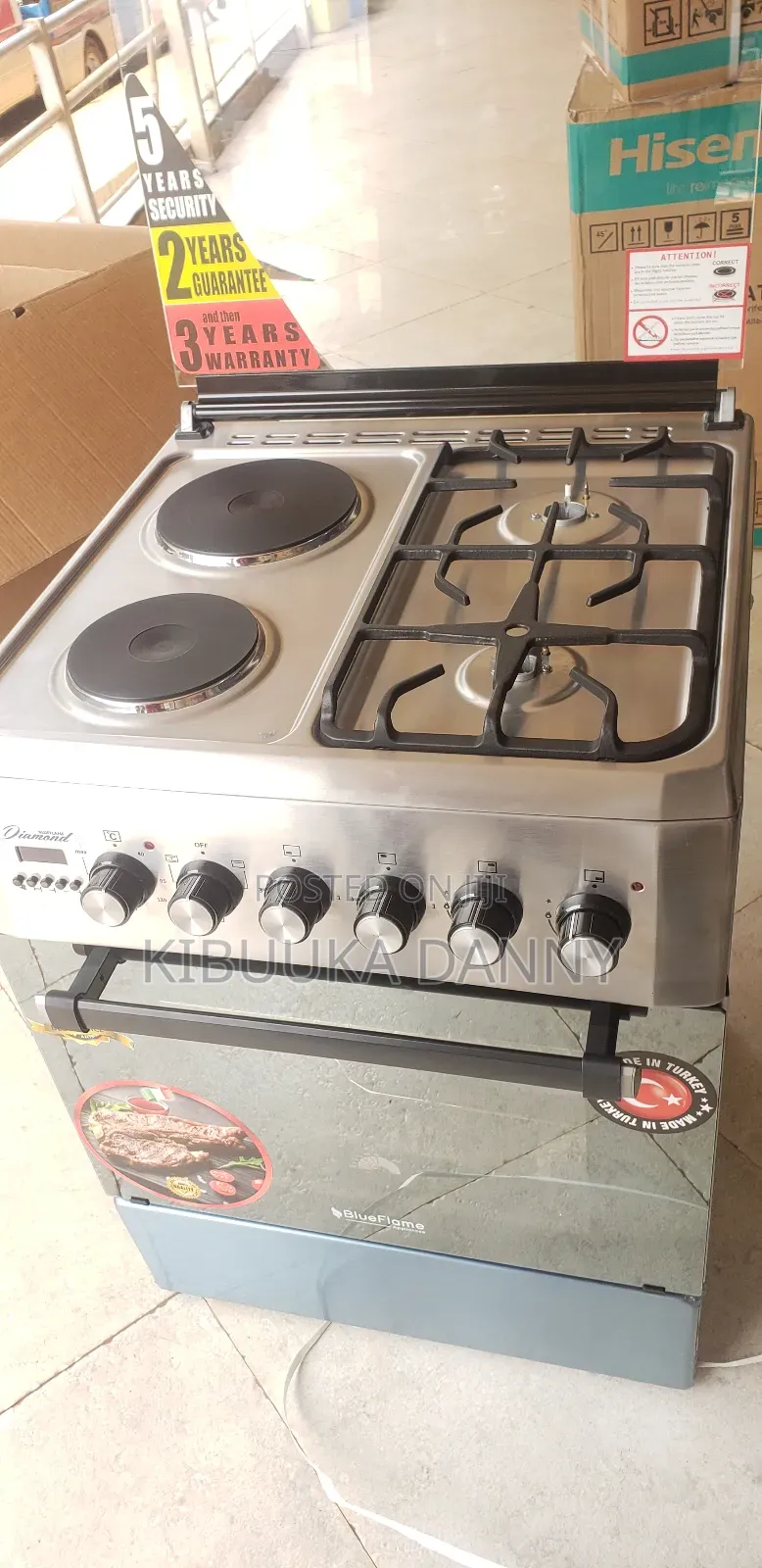 Blue Frame Diamond 60×60 Cooker
