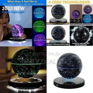 Magnetic Levitation Constellation Globe - Multicolor