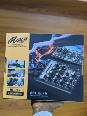 Mini 4 Mixer Professional Sound Card