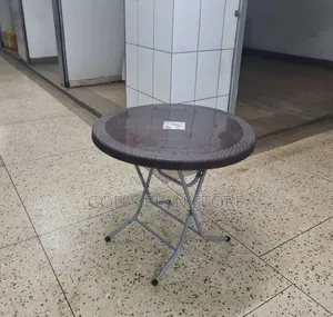 Coffee Brown Foldable Plastic Table Plastic Table 4people