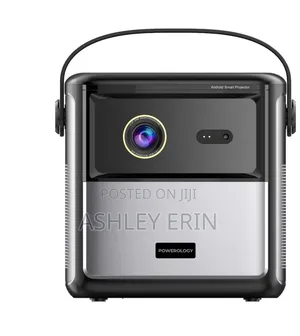 Powerology Starbeam 100" Google DLP Rechargeable Projector - Black