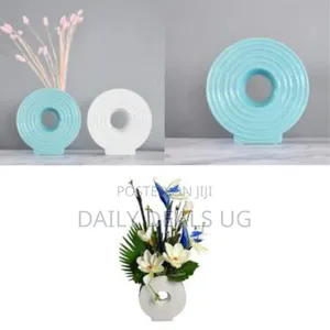 Exotic Artificial Floral Arrangement in Contemporary Textured Vase