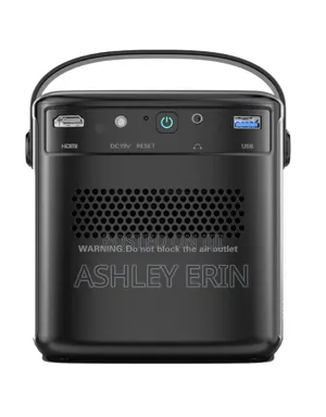 Powerology Starbeam 100" Google DLP Rechargeable Projector - Black