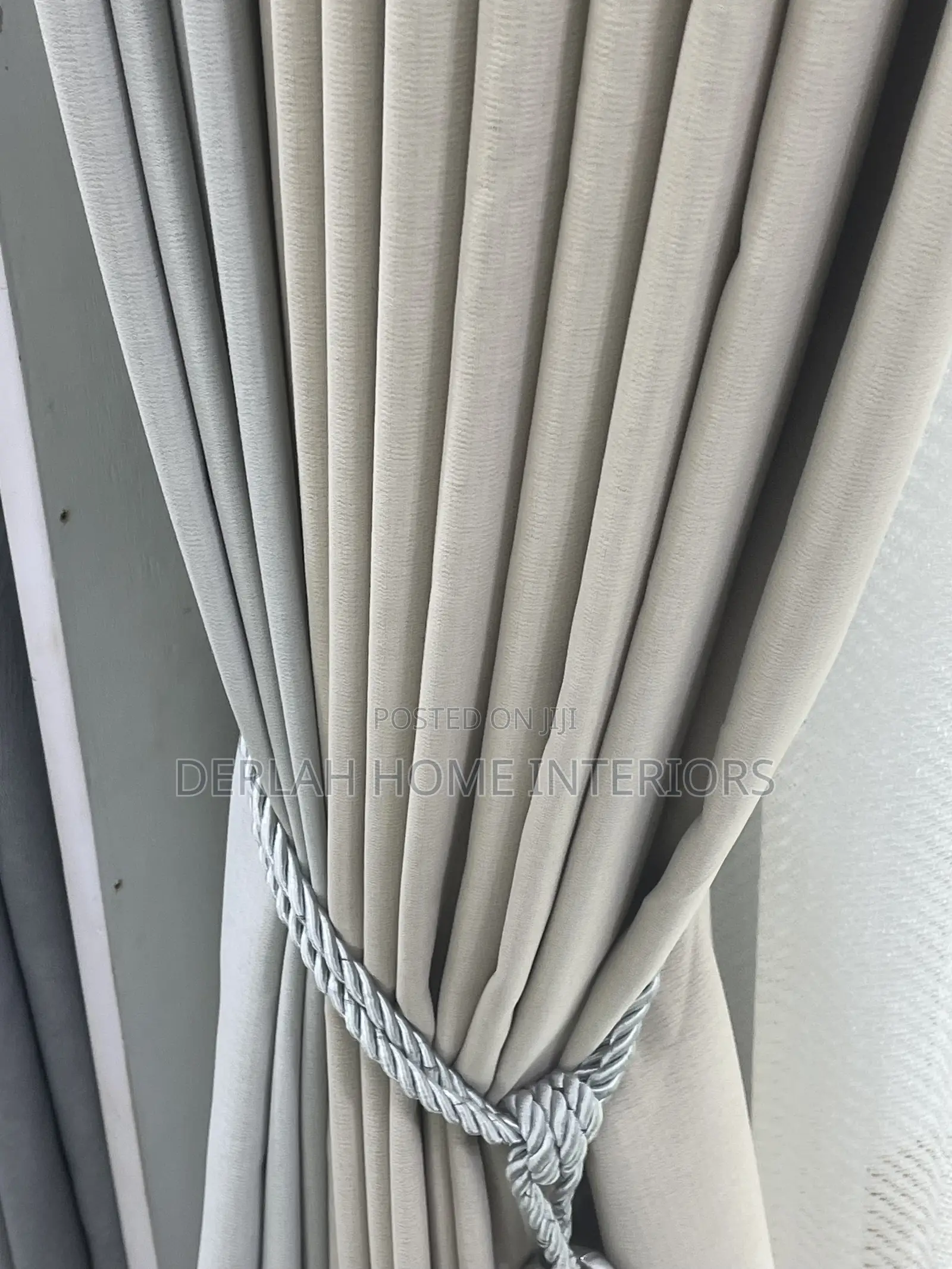 Imported Beigh Curtain Fabric