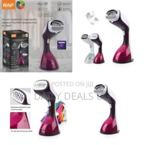 Raf Portable Handheld Garment Steamer With Brush Attachment-Multicolor