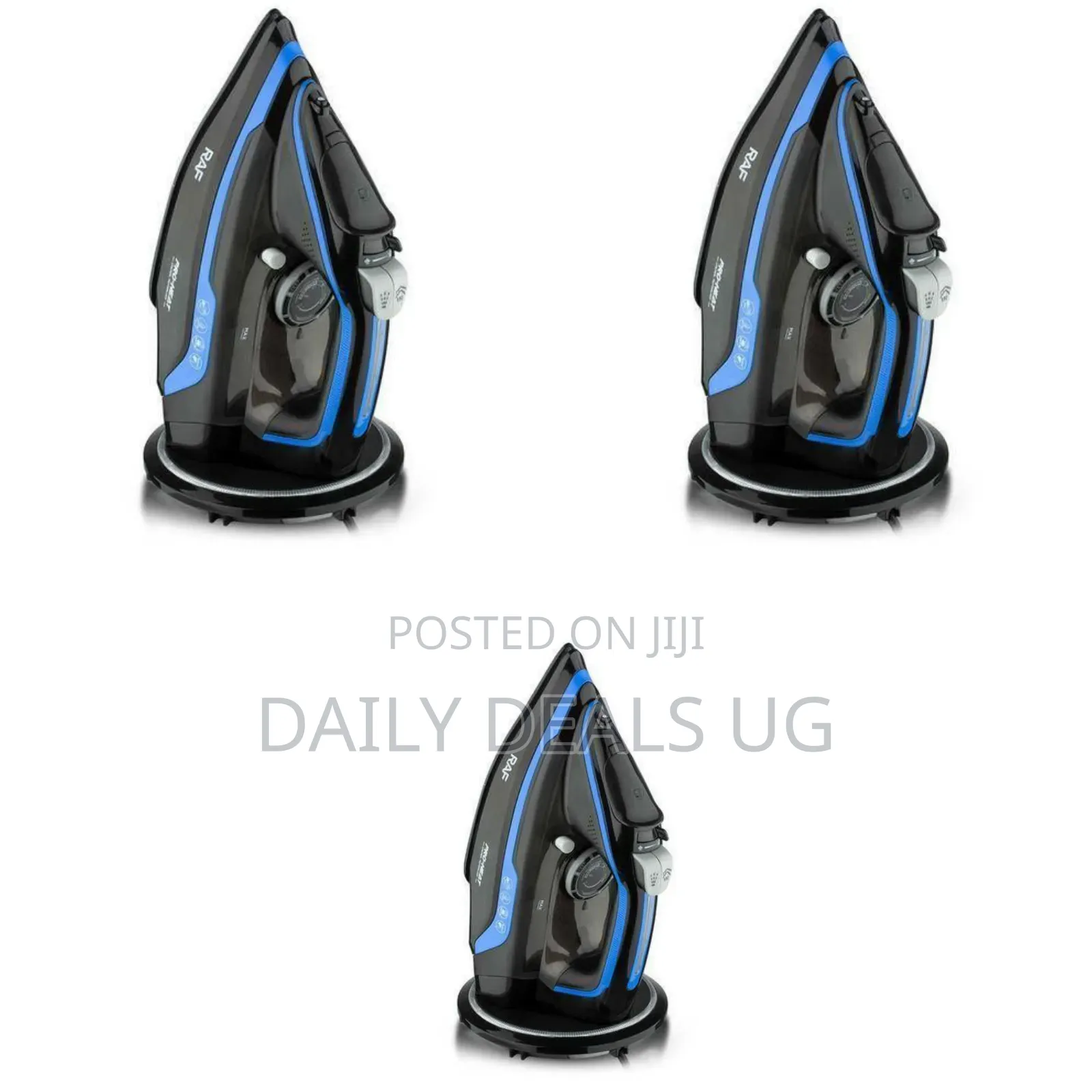 Raf Raf Cordless Electric Steam Iron With Charging Base - Multicolor