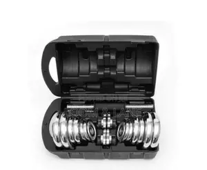 15kg Chrome Adjustable Durable Pure Iron Plated Weight Dumbells
