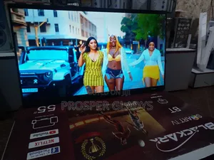 55 Black Ark Smart Android Digital Flat Screen Flameless.