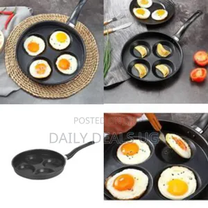 4-Cup Non-Stick Egg Frying Pan - Multicolor