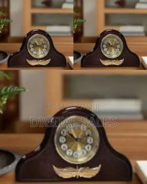 Silent Battery Operated Mantel Table Decorative Clock